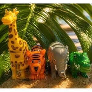 Used SmartMax My First Safari Animals Magnetic Discovery Building Set 18pc Lot
